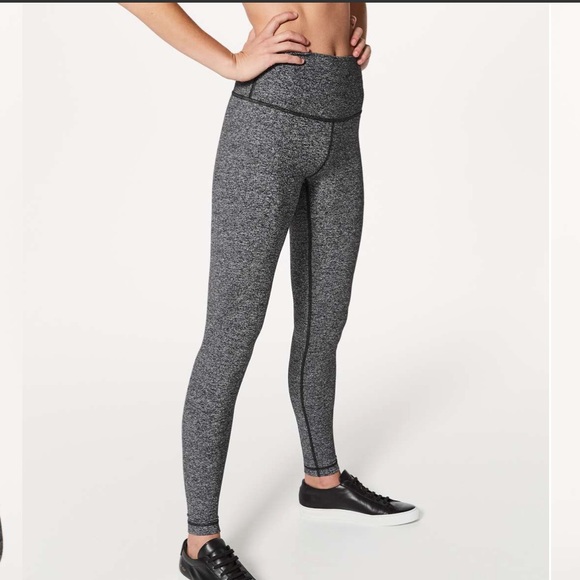 Lululemon Wunder Under High Rise Heather Leggings - Picture 3 of 13